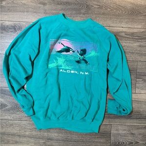 Hanes Teal Crewneck Sweater